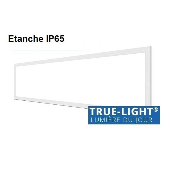 Dalle LED étanche IP65 - 120x30 TRUE-LIGHT - 5500K IRC98