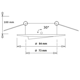 Spot qualité PRO - encastrable orientable GU10