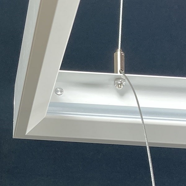 Cadre de suspension 3D pour panneaux LED