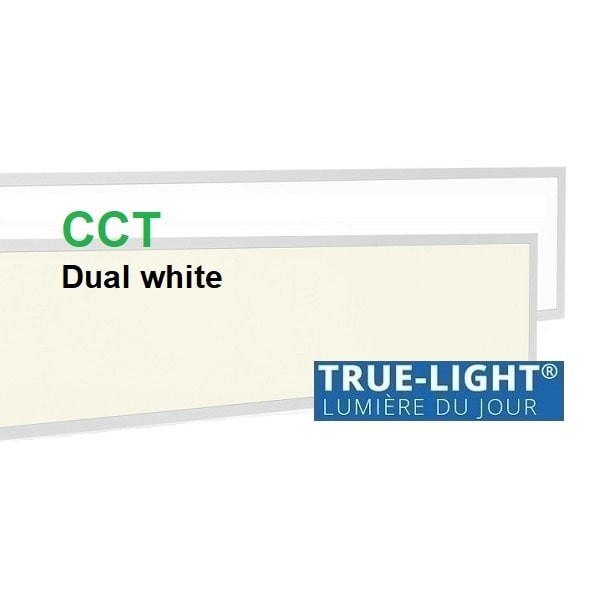 Dalle LED CCT TRUE-LIGHT 120x30 - dimmable "dual white"