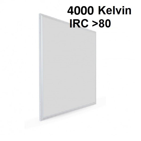 Lot de 5 dalles LED 60x60 cm lumière du jour 4000K