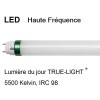 Tube LED T8 Haute Fréquence TRUE-LIGHT 9W - 59cm - lumière du jour