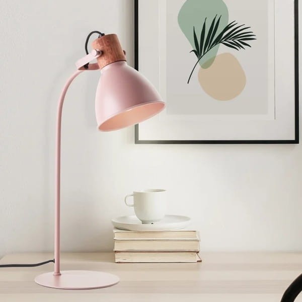 Lampe de bureau ERENA rose