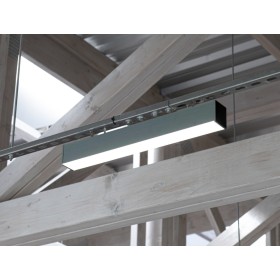 Plafonnier ALIN Prismatique pour tube LED T8 120cm
