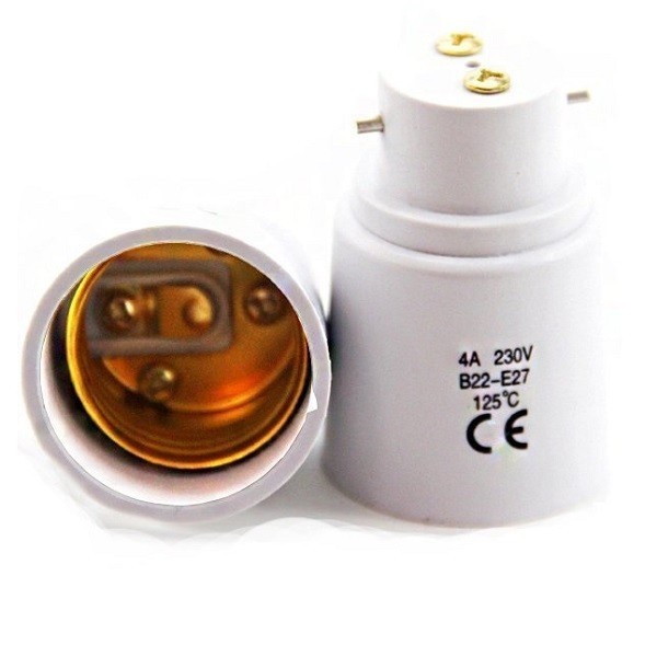 Adaptateur B22 pour ampoule E27