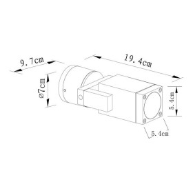 Spot CUBIC en aluminium - pour ampoule LED GU10